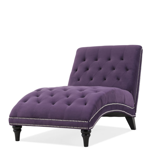 House of Hampton® Dannely Tufted Armless Chaise Lounge & Reviews Wayfair
